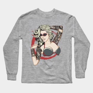 Tattooed Girl Long Sleeve T-Shirt